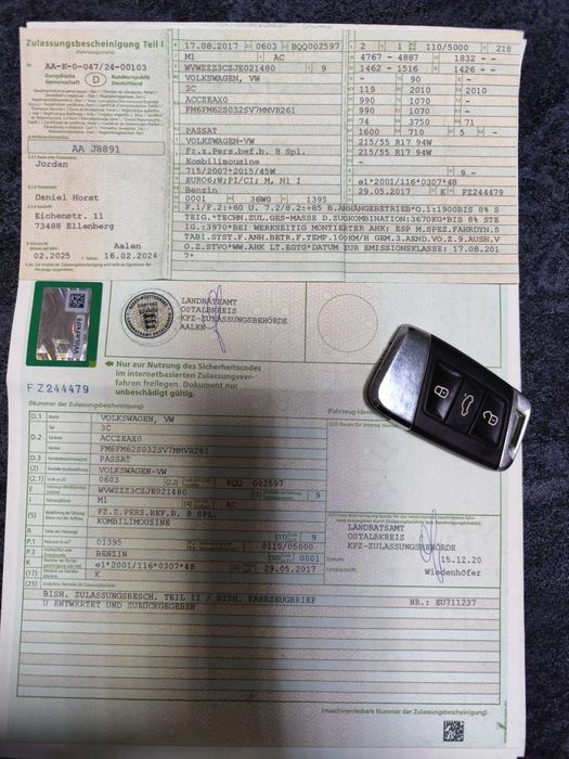 Passat B8 1.4 TSI 2017 Avariat