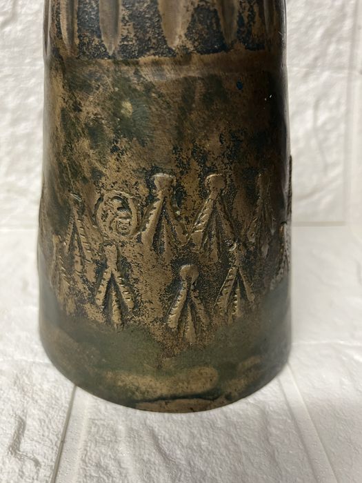 Стар,автентичен,бронзов чан