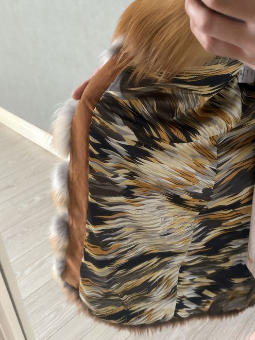 Шуба из натуральной лисы, размер M