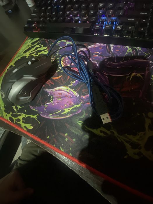 Kit Mouse Si Casti Gaming cu microfon si RGB