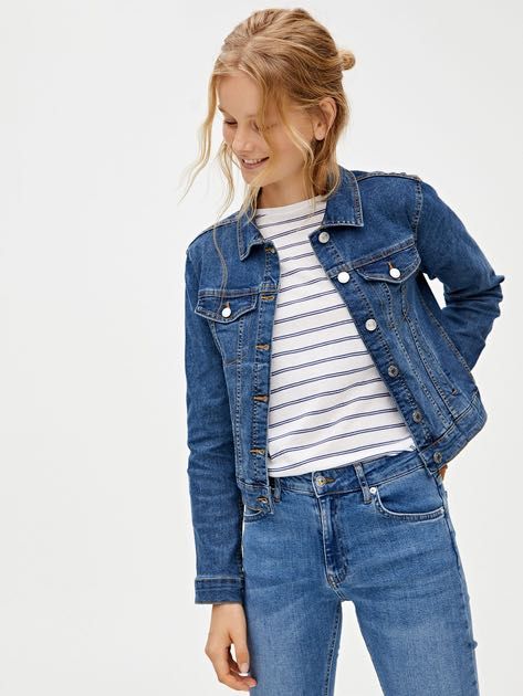 Джинсовая куртка Pull&Bear