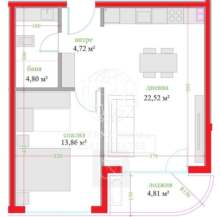 Продава се Двустаен апартамент в Варна, Трошево - 71 кв.м за 2057 €/кв.м - Снимка #1
