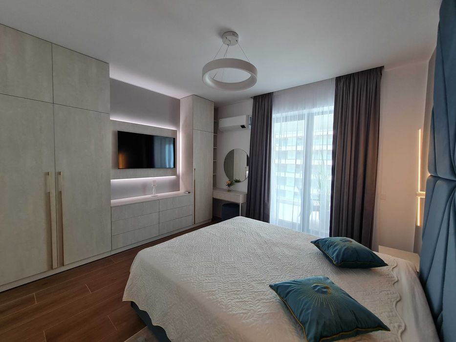 Apartament lux 80mp vedere mare, parcare acoperita,2bai Mamaia Nord