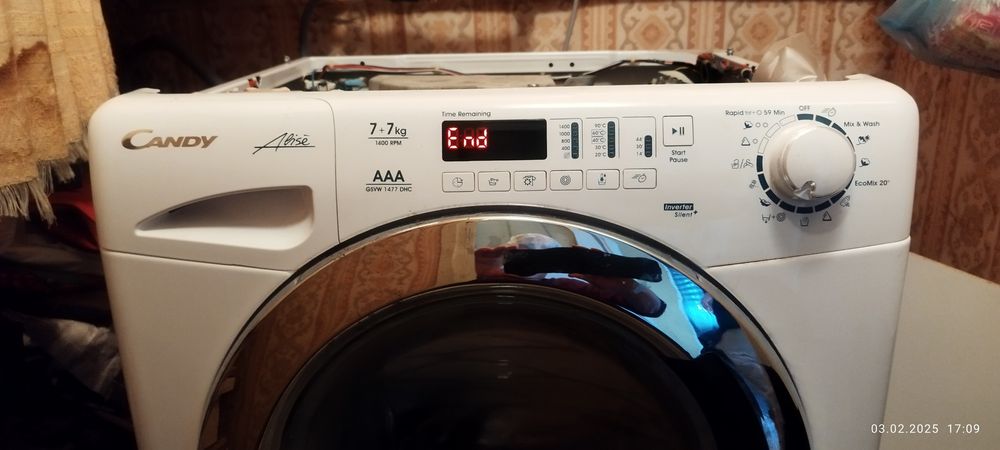 Пералня плюс сушилня Candy 7+7 кг.