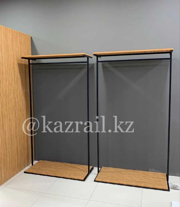 Рейл с полками, Стеллаж, Стойки для одежды ПОД ЗАКАЗ