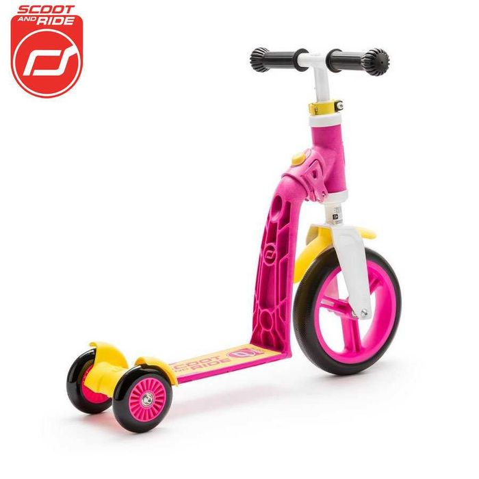 Scoot & Ride - Детска тротинетка и балансиращо колело 2в1 Highwaybaby