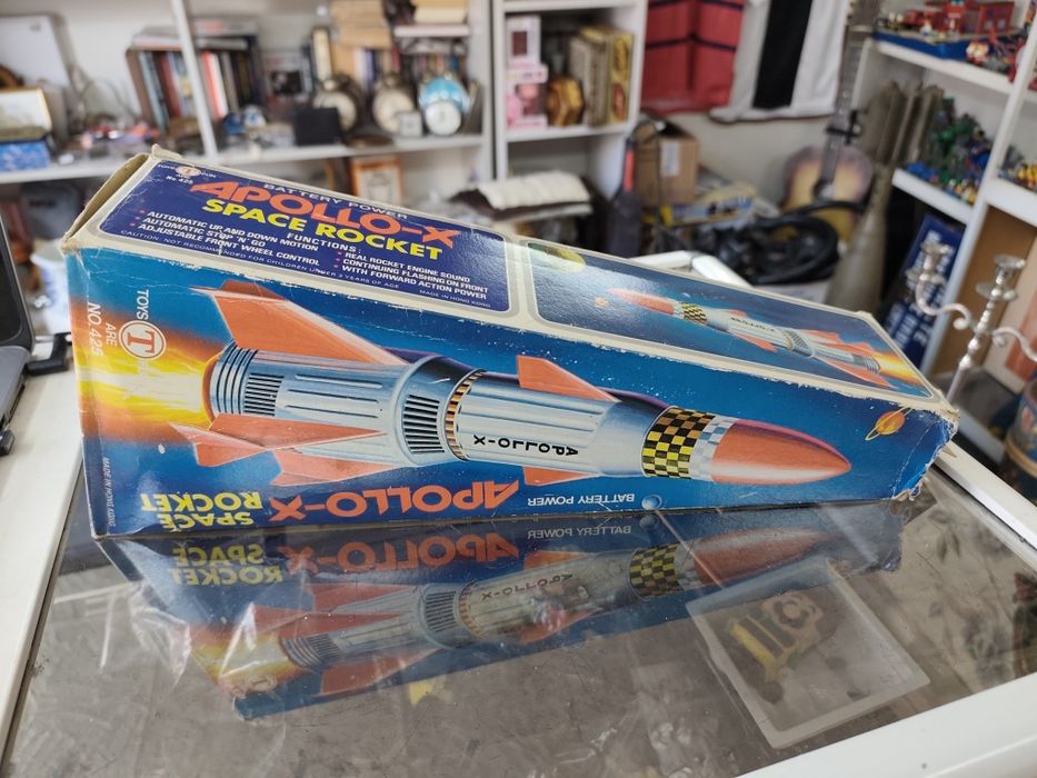 Пластмасова играчка ракета apollo-x space rocket