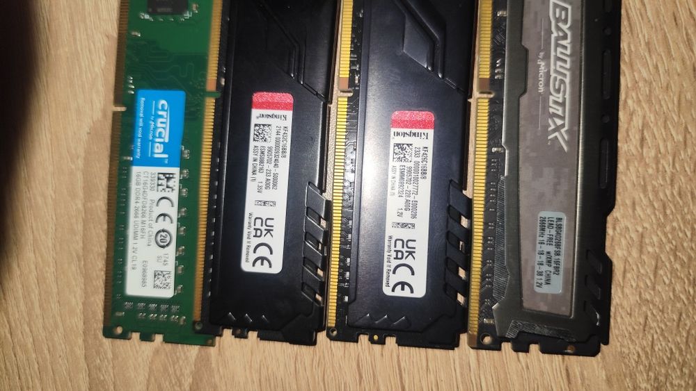 Рам ddr4 различни 8 и 16 гб