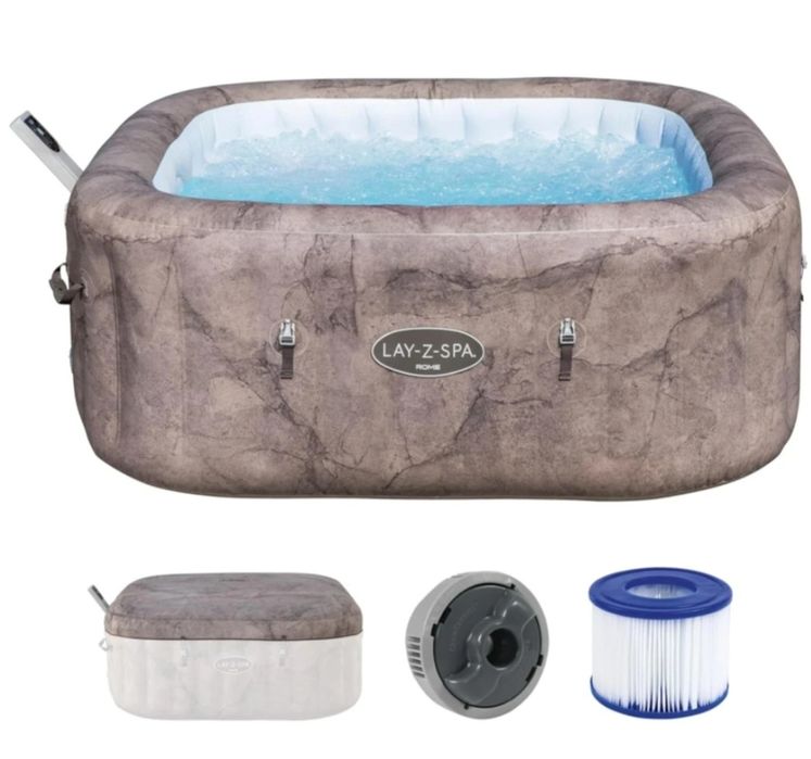 НОВО Суперлуксозно надуваемо джакузи ROME 1.80м-1.80м-71см