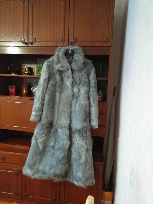 шуба козья на синтепоне