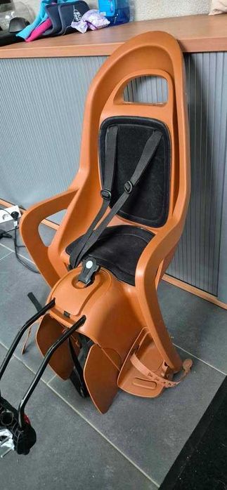 Scaun Copil Cadru Spate Bicicletă Groovy Maro Caramel / Negru