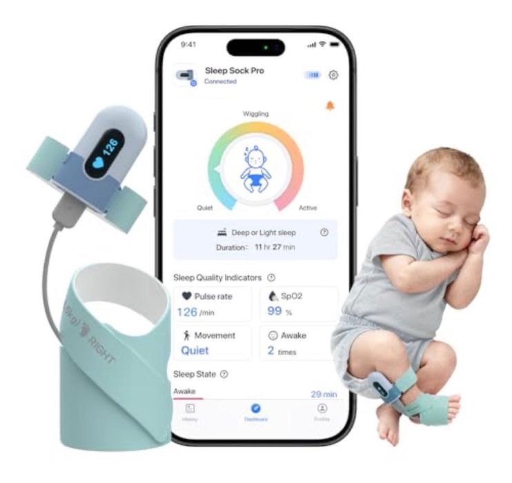 Babytone Babytone Sleep Sock чорап смарт