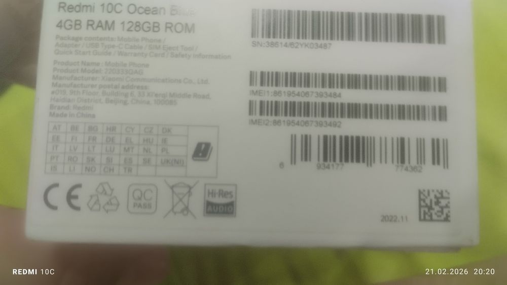 Продам Xiomi redmi 10c