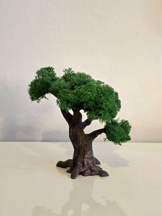 Bonsai printat 3D cu licheni
