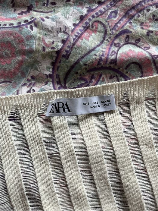 Укороченный топ зара