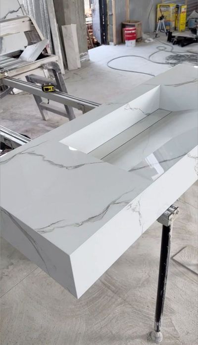 Умывальник из керамогранита на заказ