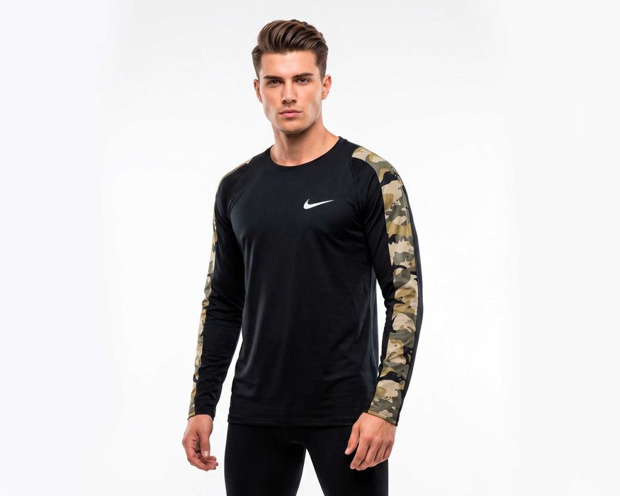 NIKE Dri fit Оригинална мъжка спортна фланелка размер 2XL / XXL