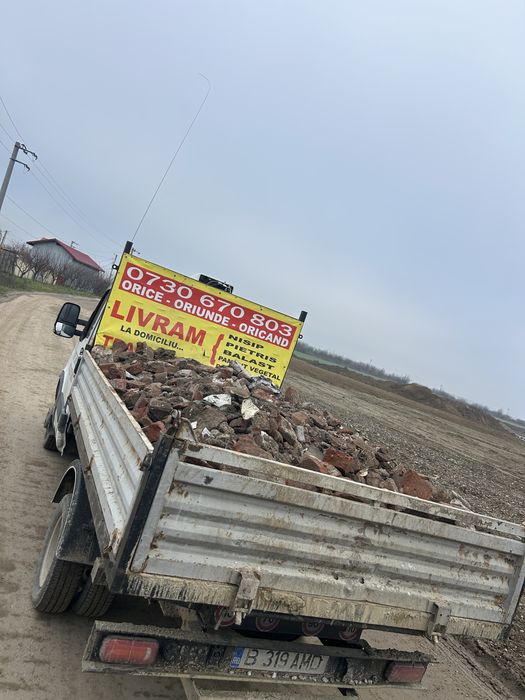 Transport moloz,moloz la saci,vegetație,betoane BUCURESTI SI ILFOV