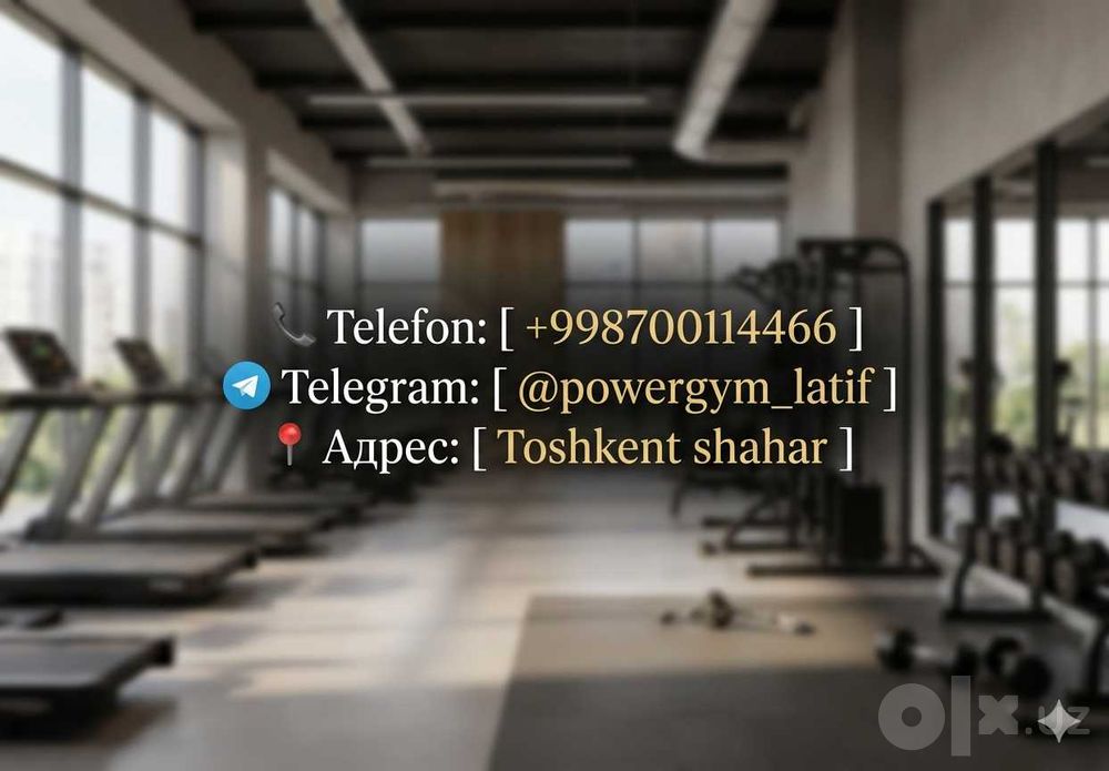 Trenajor zal ochib beramiz / Открытие фитнес зала POWERGYM