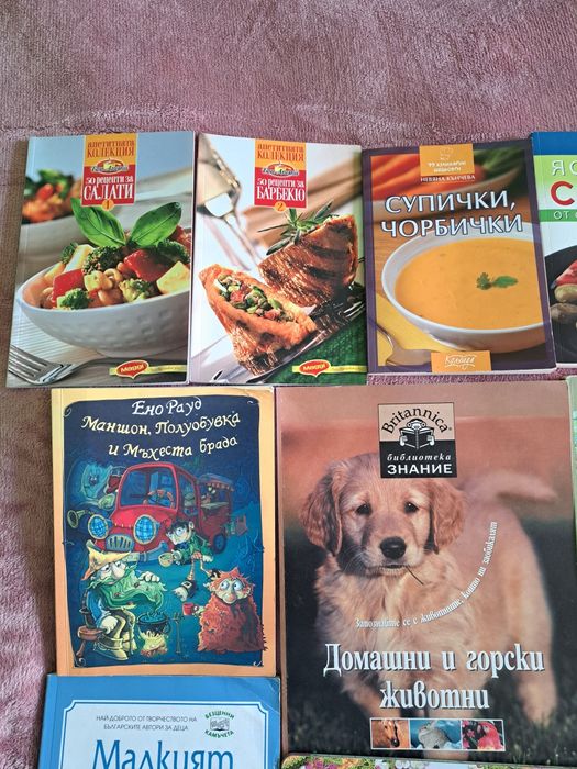 Детски Книги, Рецепти, Енциклопедии, Детски игри, Учебници, Приказки