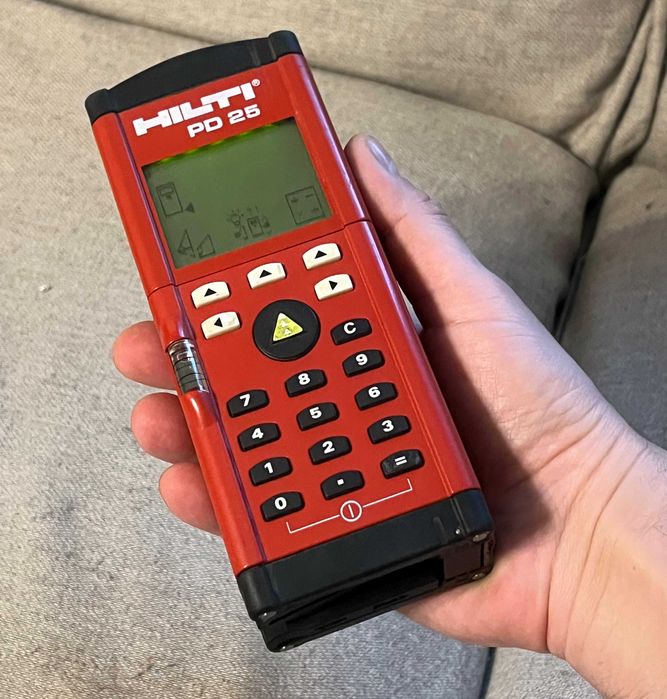 Telemetru laser Hilti PD 25 distanta profesional cu husa