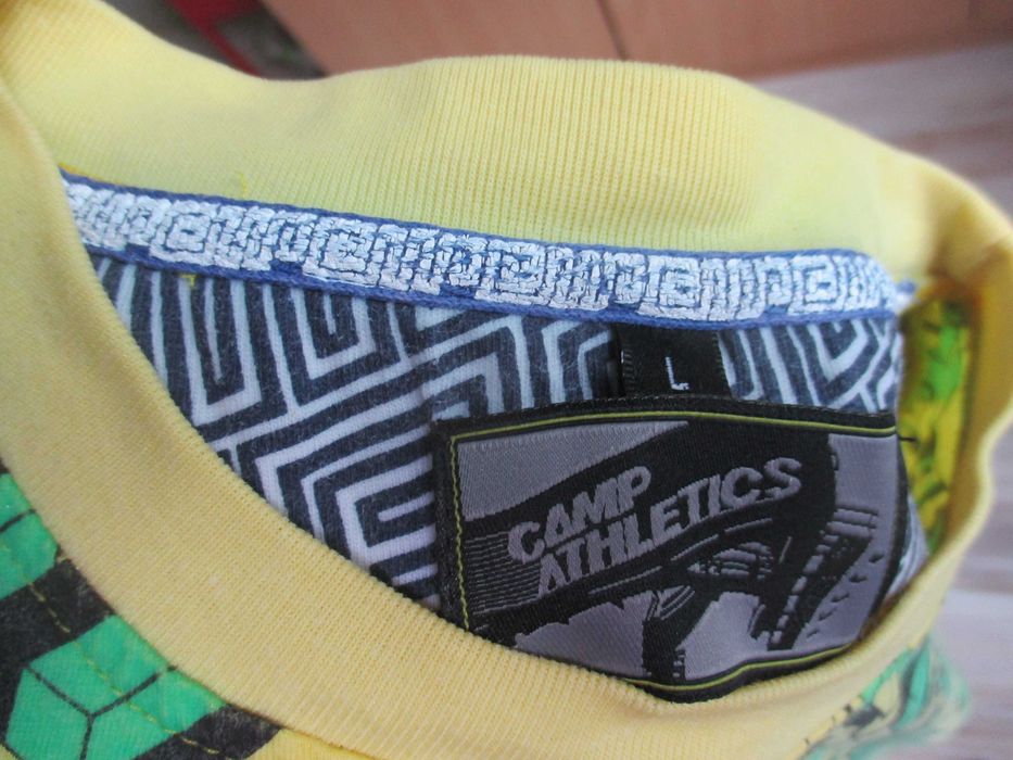 Плътна памучна тениска с оригинален дизайн на Camp Athletics