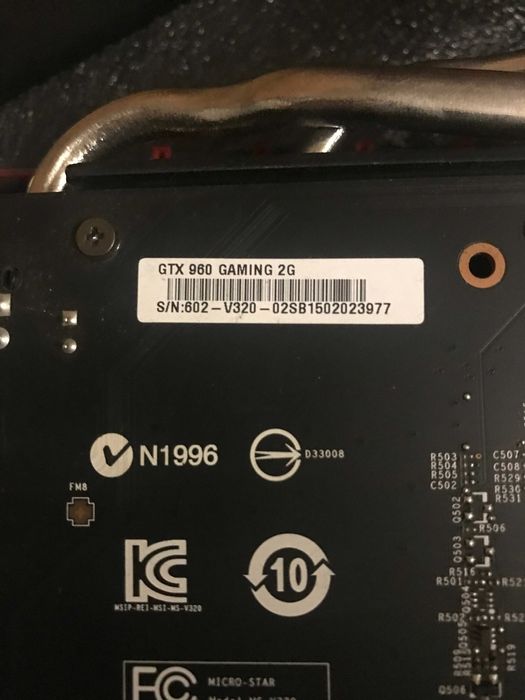 Видеокарта MSI GTX 960 2 GB
