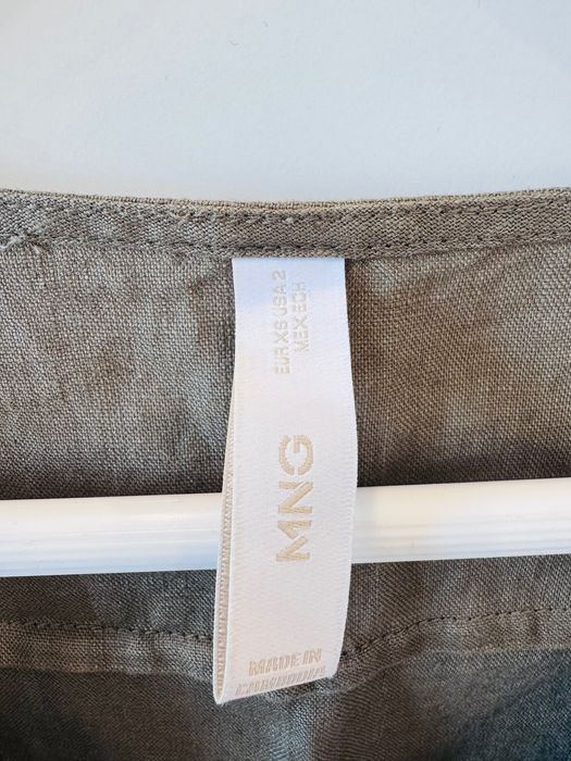 Платье сафари из льна Mango