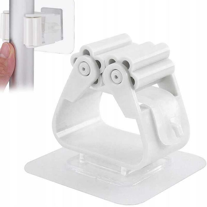 Самозалепваща поставка за метла или моп