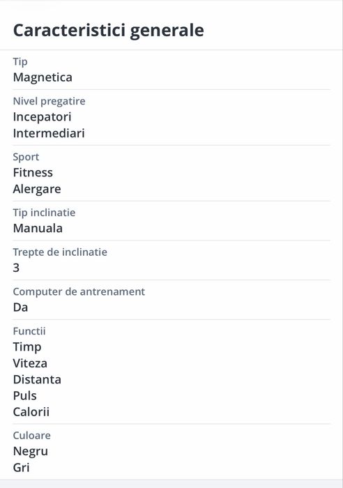 Banda de alergare