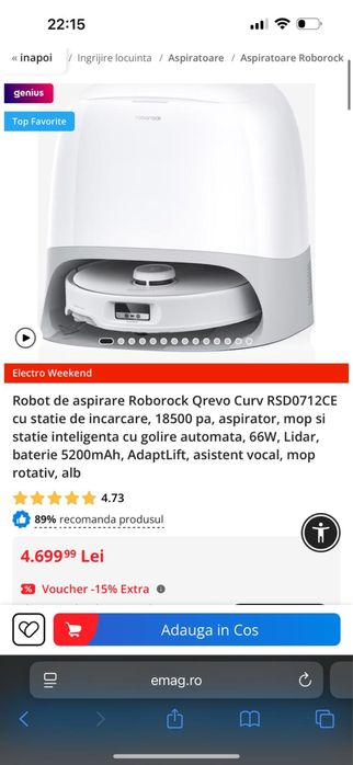 Aspiratoare Roborock sigilate!!