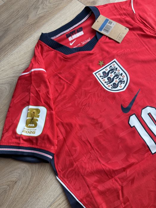 Tricou de fotbal nike nationala Angliei England Jude Bellingham marime M nou patchuri wolrd cup 2026