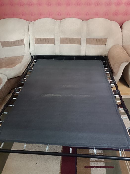 Диван раскладной угловой с креслом