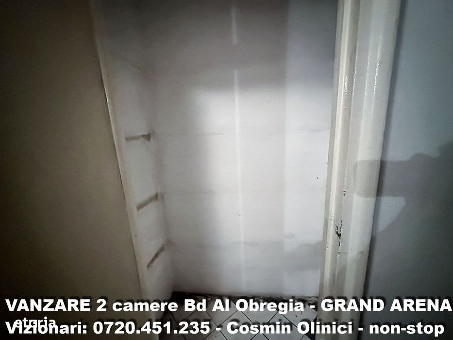 Apartament 2 camere Bd Obregia etaj 2 aproape Grand Arena 50 mp