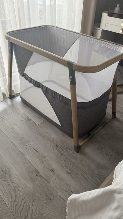 Бебешка кошара KinderKraft 4 в 1, Сива