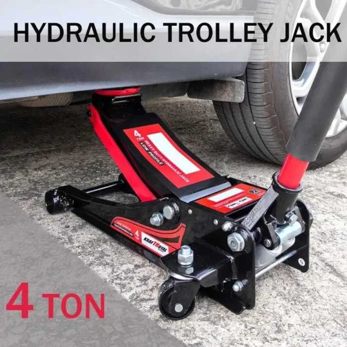 Нископрофилен крик KraftRoyal 4 тона крокодил с две помпи