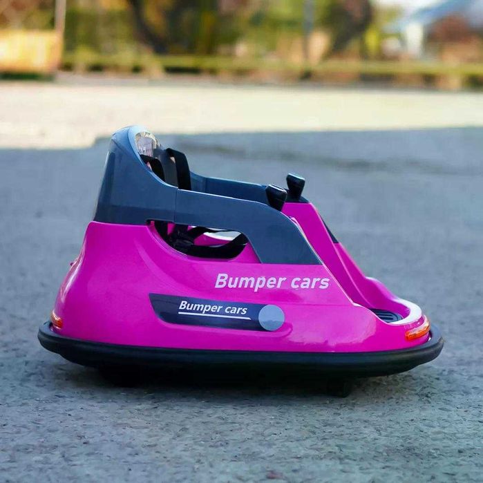Masinuta busitoare electrica cu RC, Kinderauto Bumper, 2x 35W 12V pink