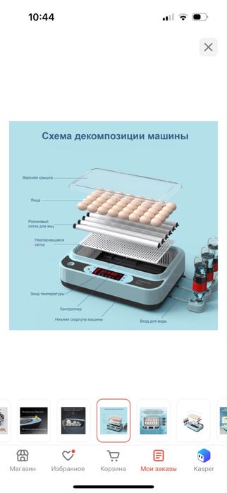 Бизон инкубатор, вместимость: 40 шт