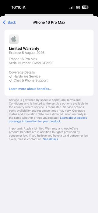 iPhone 16 Pro Max 512GB Black Titanium/Гаранция/Бат 100%