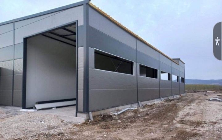 Vand hala metalica 8 latime ji 20 metri lungime din profile 160 ipe da