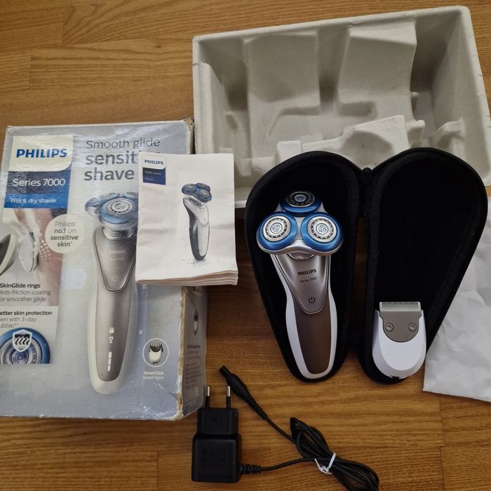 Aparat de ras Philips S7510/41, Lame duble Super Lift Seria 7