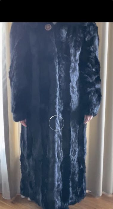 Haina de blana de iepure lunga