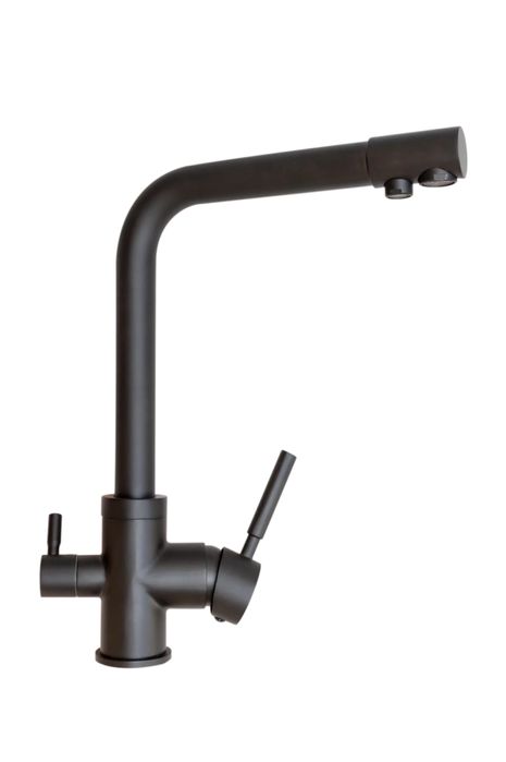 Baterie bucatarie 3 cai - negru mat