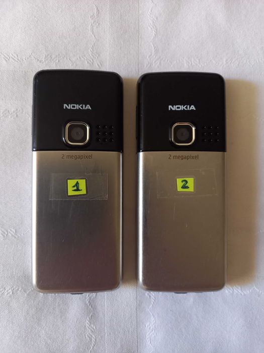 2 x Telefon Nokia 6300 Silver Series 40 S40 RM-217 Necodate Originale