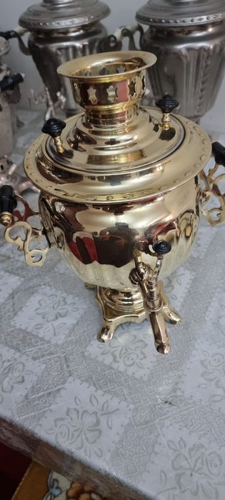 Самовар советский латун самавар янги