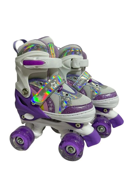 Role copii R01 cu 4 roti cu lumini