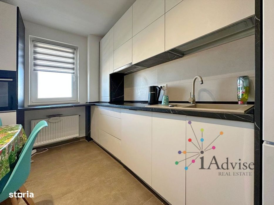 3 camere modern în Urban Plaza – mobilat complet + parcare inclusă