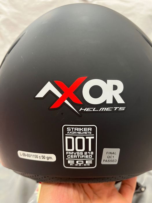 Каска AXOR  open face размер L