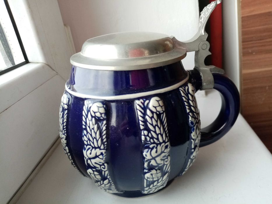 Halbă, cu capac zinc, perfect estetică și funcțională, stantata Merzi