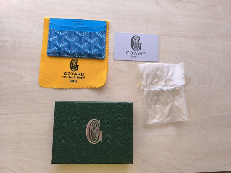Goyard Cardholder Sky blue
